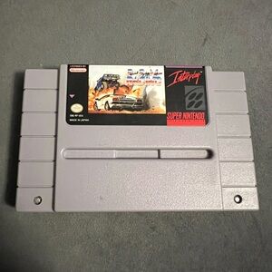 Radical Psycho Machine Racing RPM - Authentic Super Nintendo Game SNES 1995
